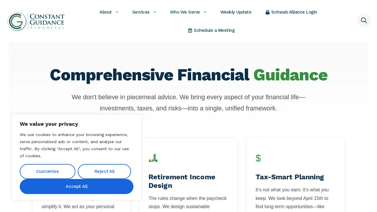 Constant Guidance Financial - Mitch Zides, CFA, CFP page