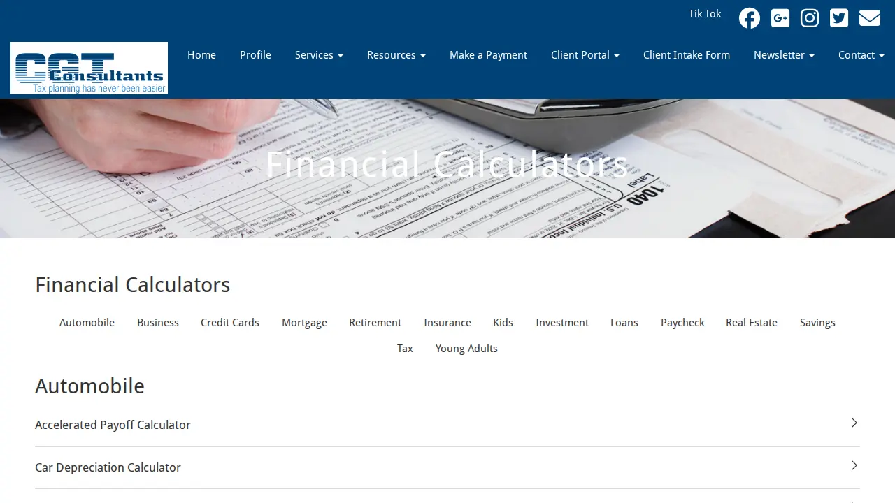 CGT Consultants, LLC page