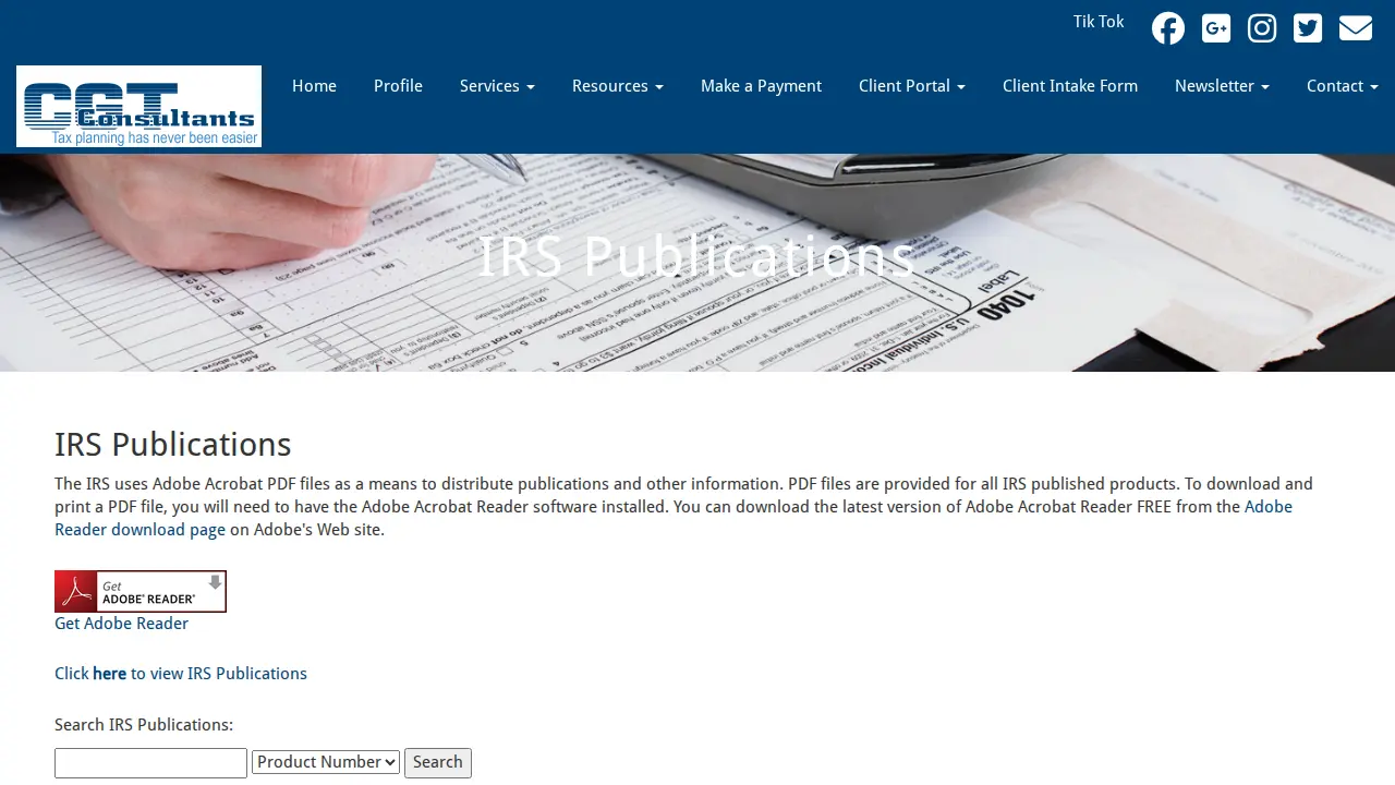 CGT Consultants, LLC page