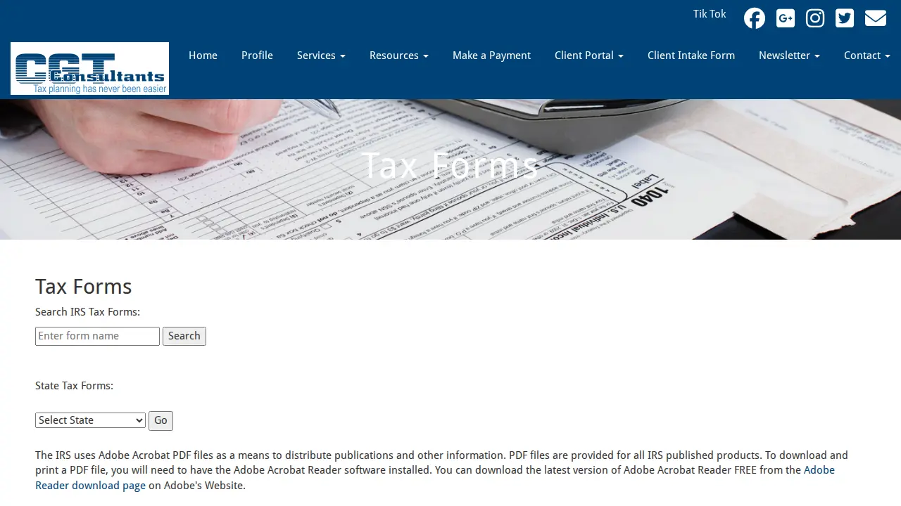CGT Consultants, LLC page