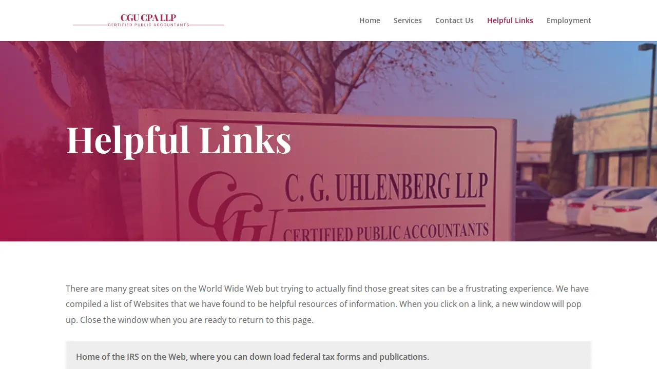 C G Uhlenberg page