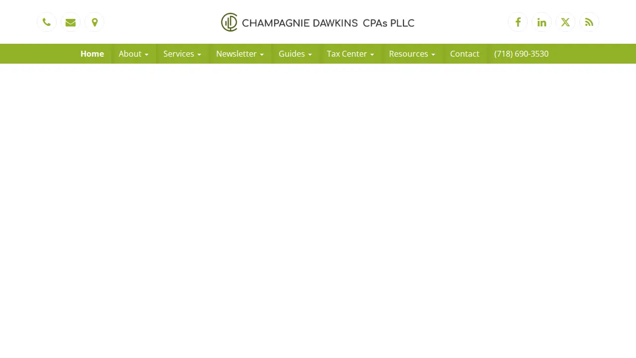 Champagnie Dawkins CPA's PLLC page