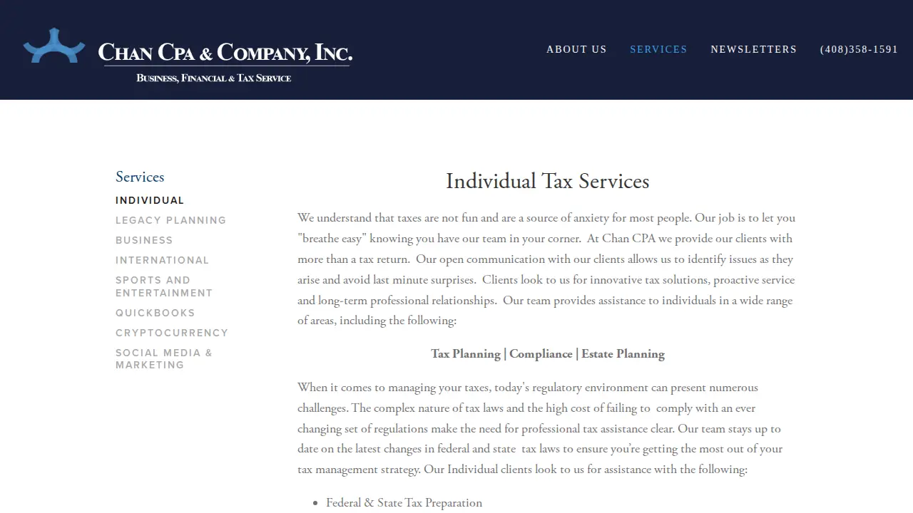 Chan CPA & Company, Inc. page