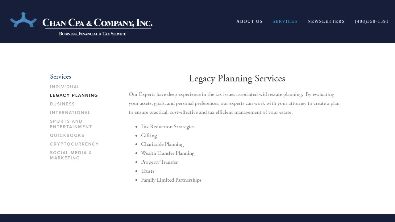 Chan CPA & Company, Inc. page