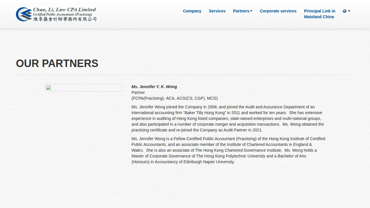 Chan, Li, Law & Co. page