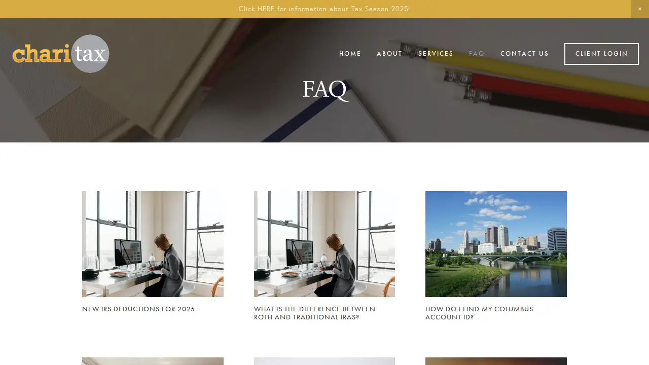 Charitax LLC page