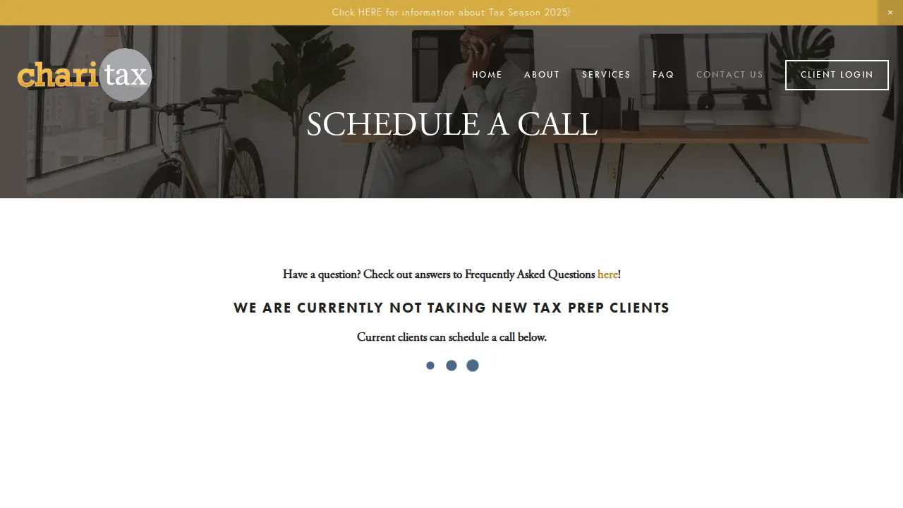 Charitax LLC page