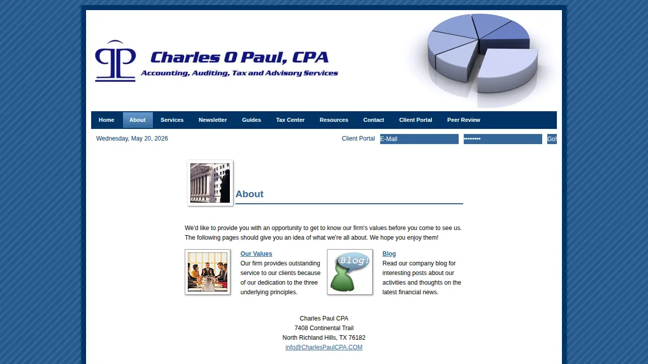 charles paul cpa page