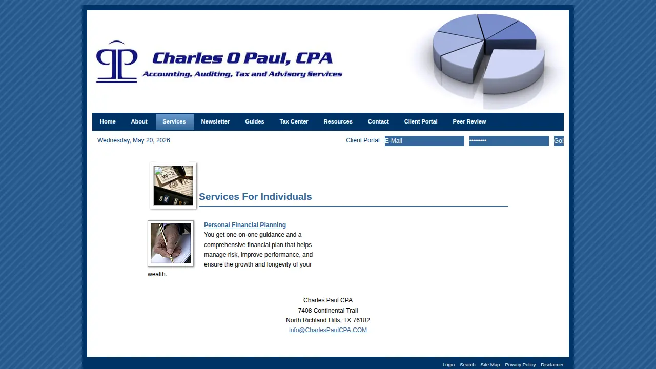 charles paul cpa page