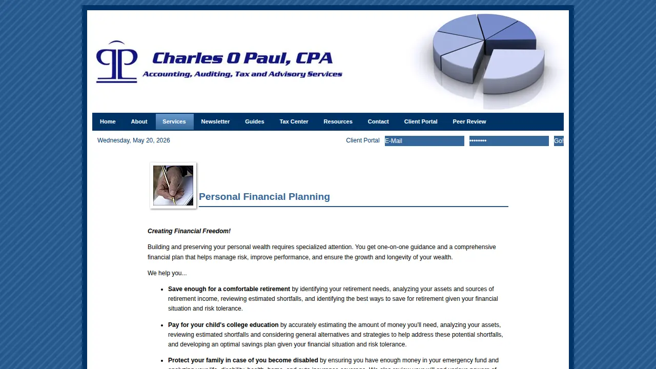 charles paul cpa page