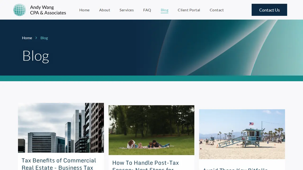 Andy Wang CPA & Associates Inc page