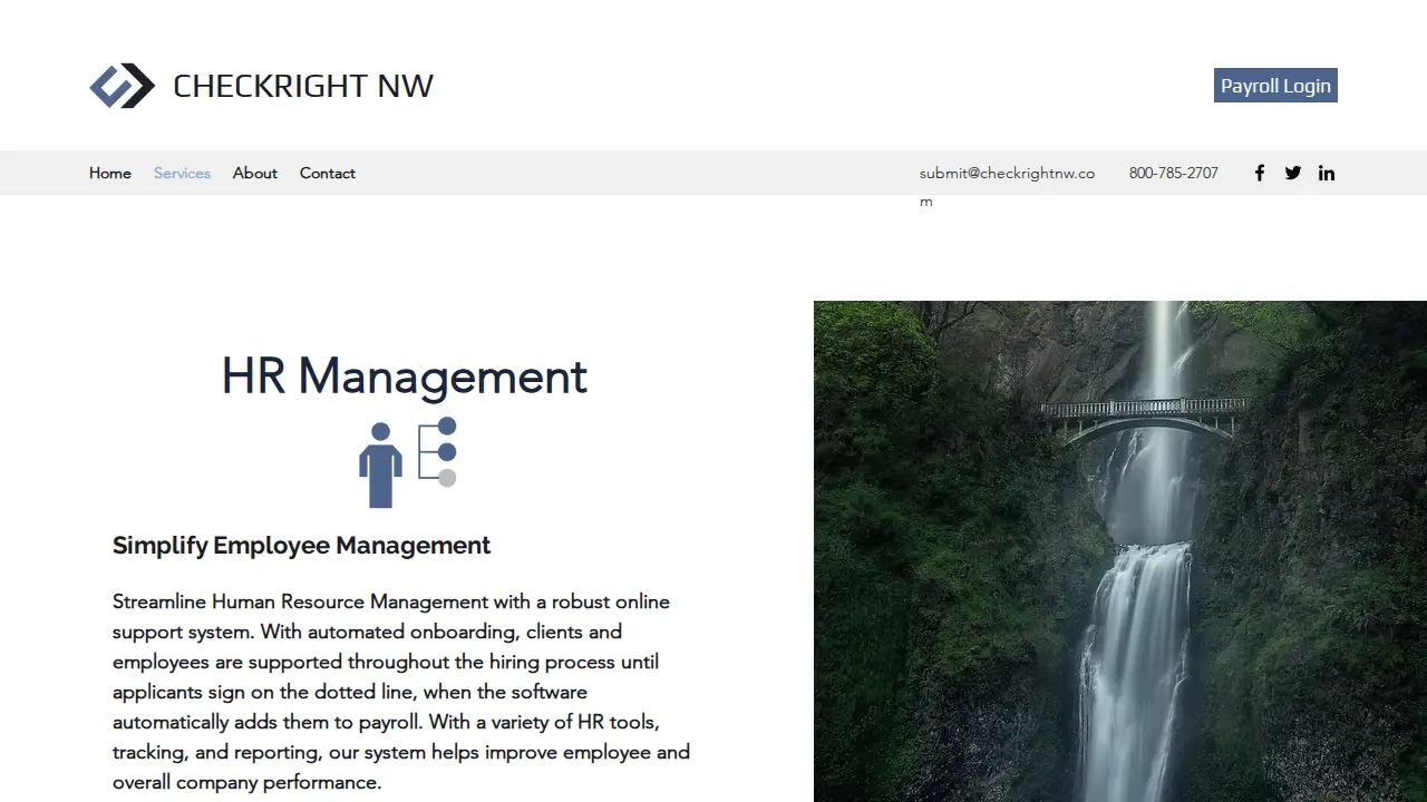 CheckRight NW page