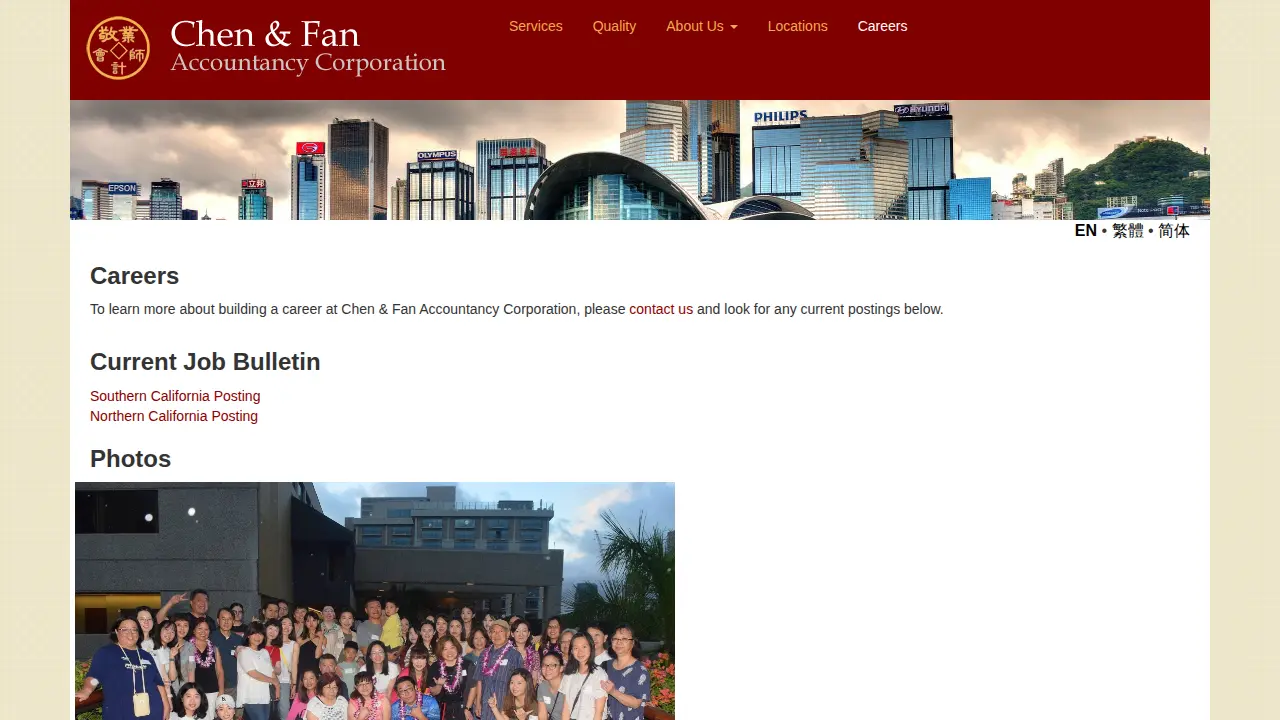 Chen & Fan Accountancy Corporation page