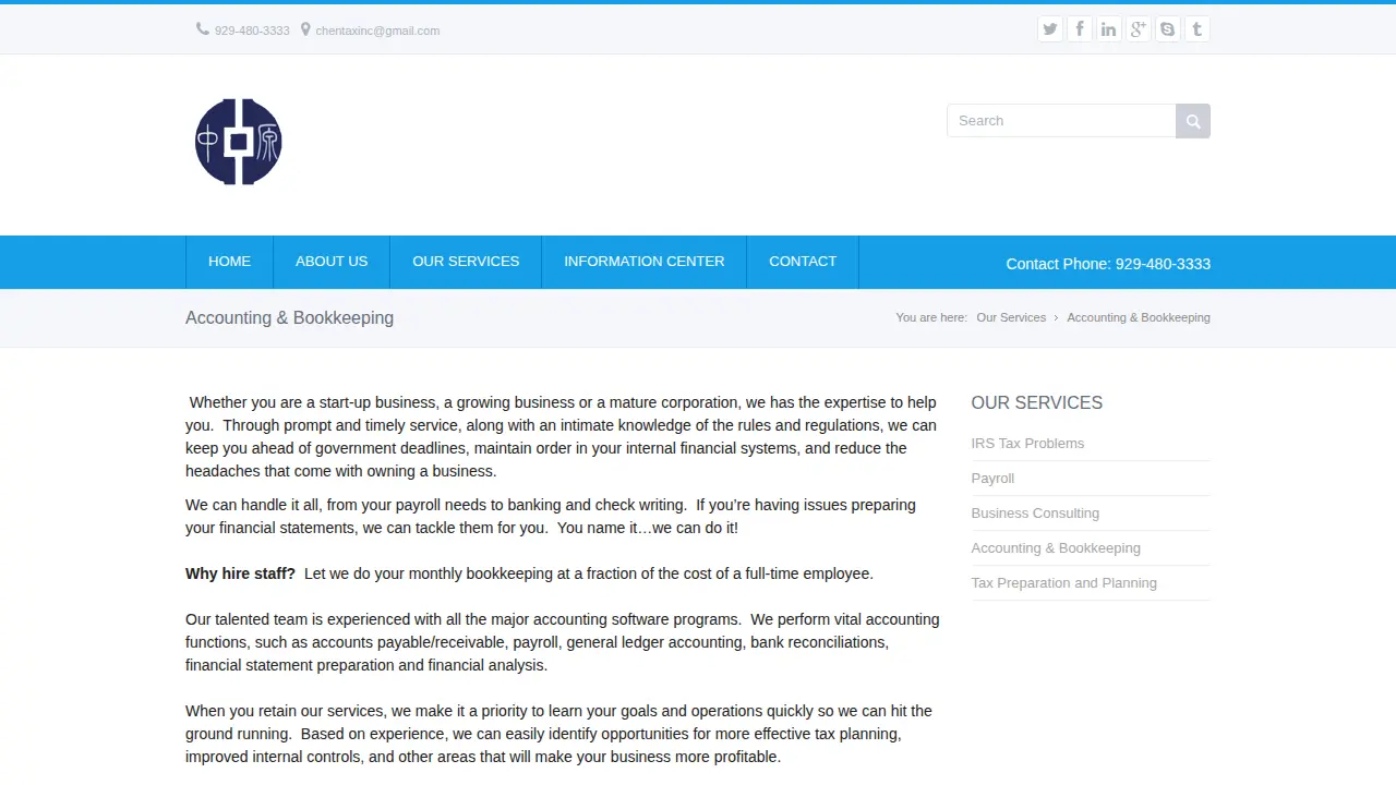 Chen Tax & Accounting Inc page