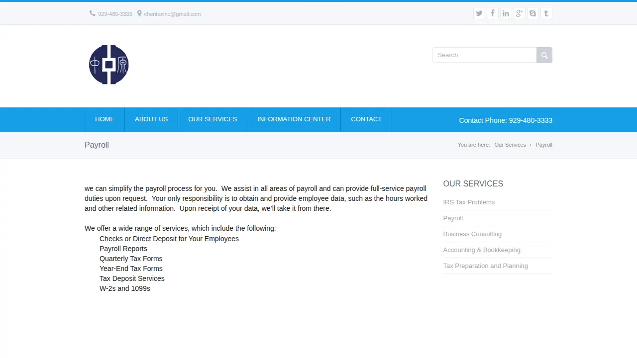 Chen Tax & Accounting Inc page