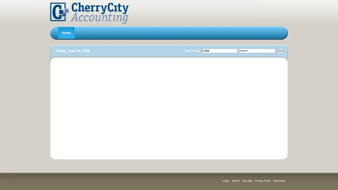 Cherry City Accounting page