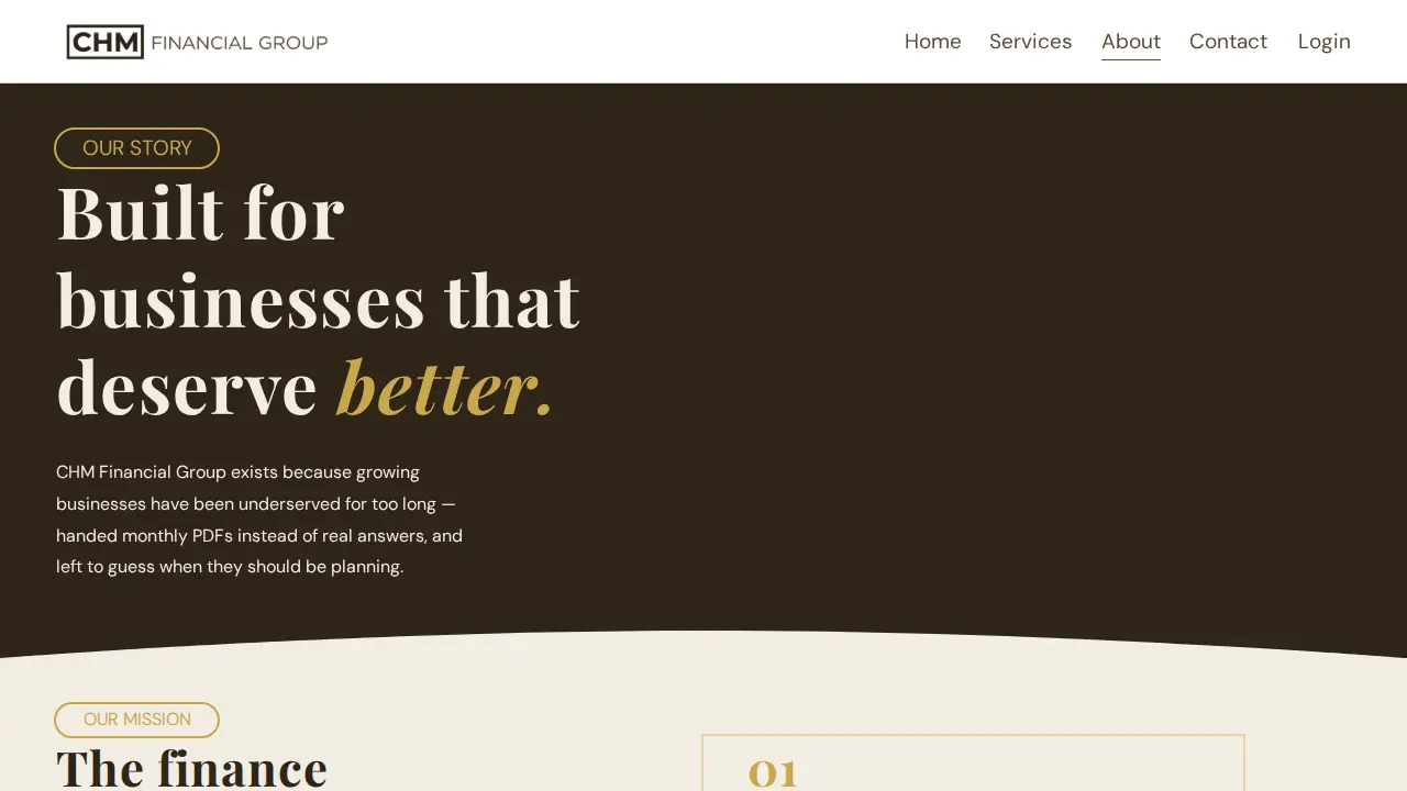 CHM Financial Group page