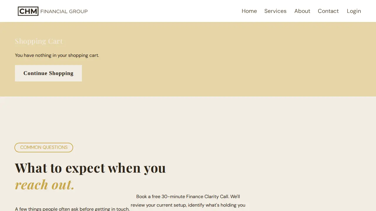 CHM Financial Group page