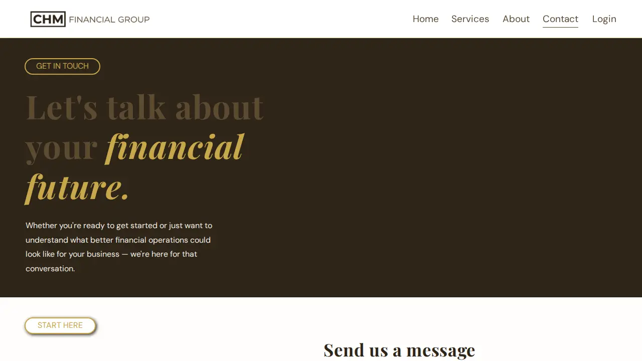CHM Financial Group page