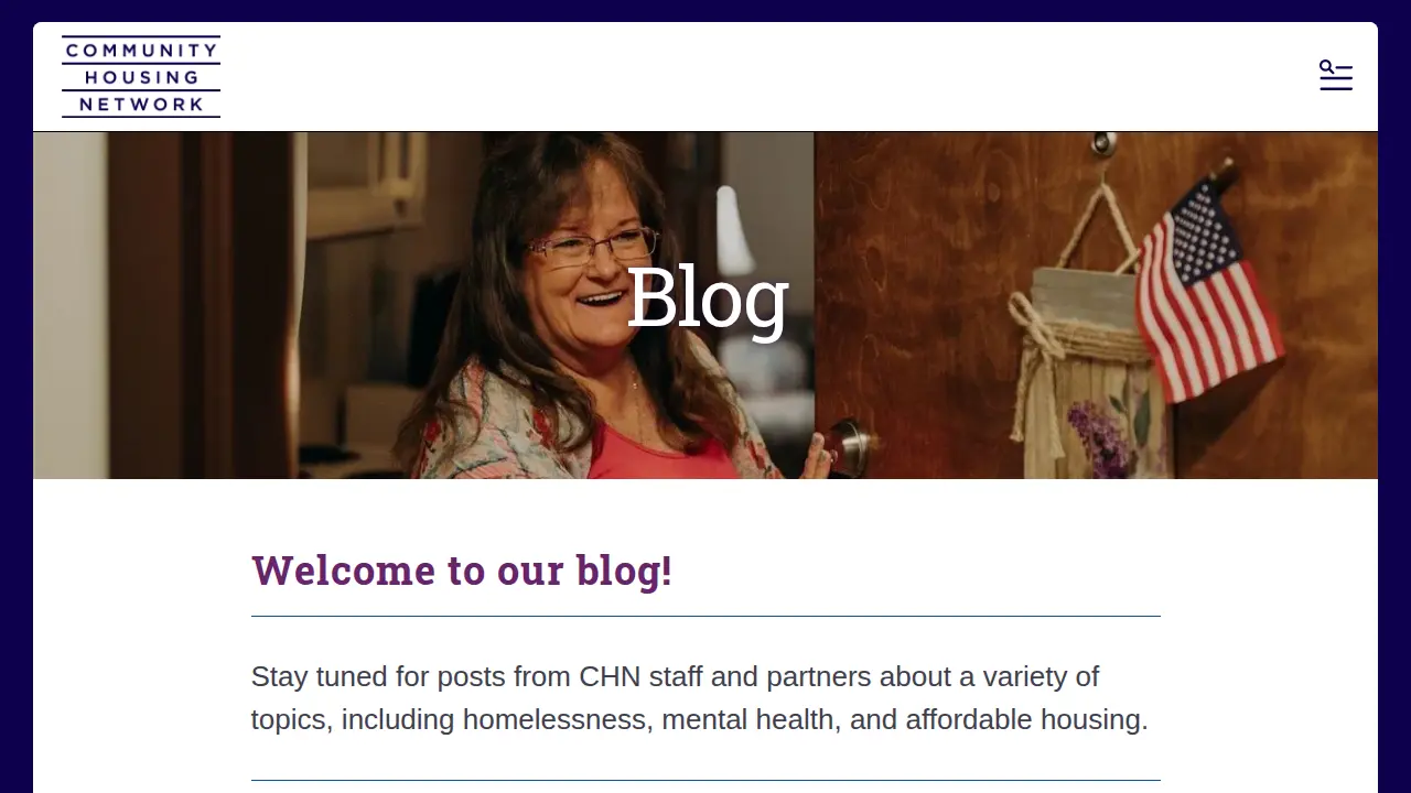 Community Housing Network page