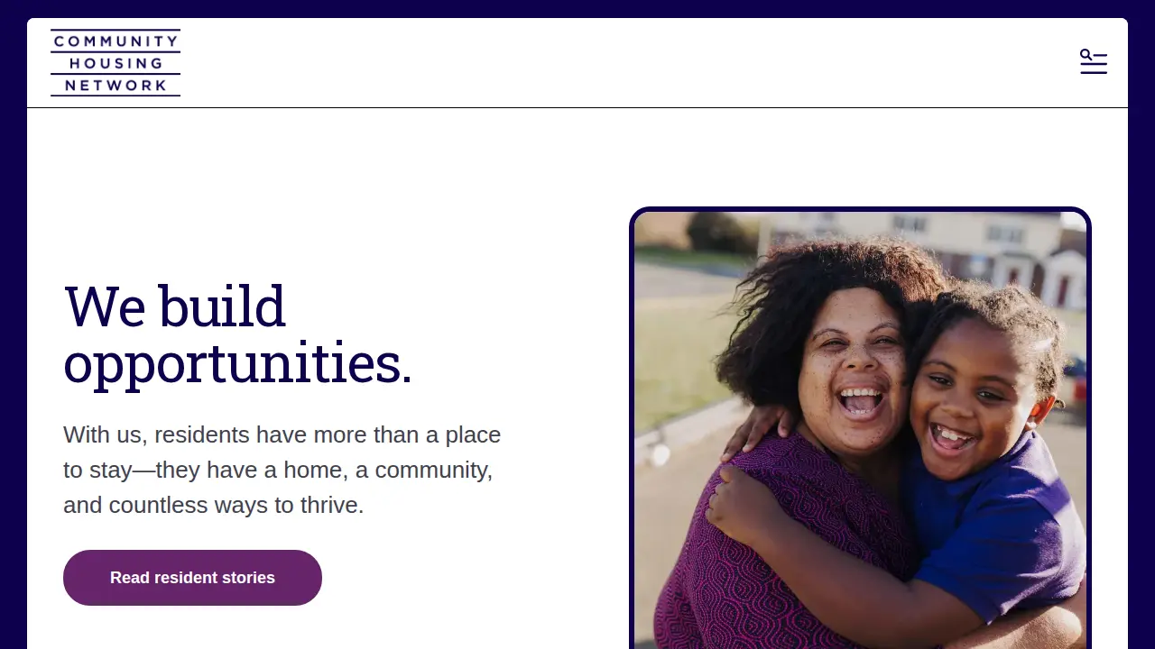 Community Housing Network website