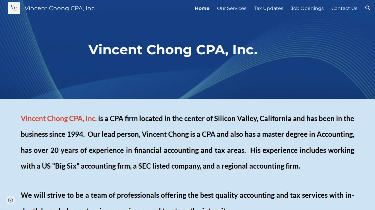 Vincent Chong CPA, Inc.