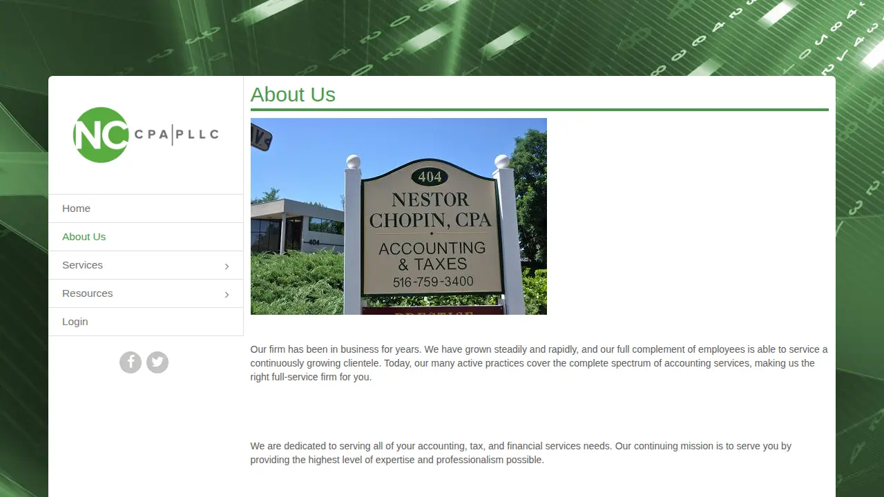 Nestor Chopin, CPA, PLLC page