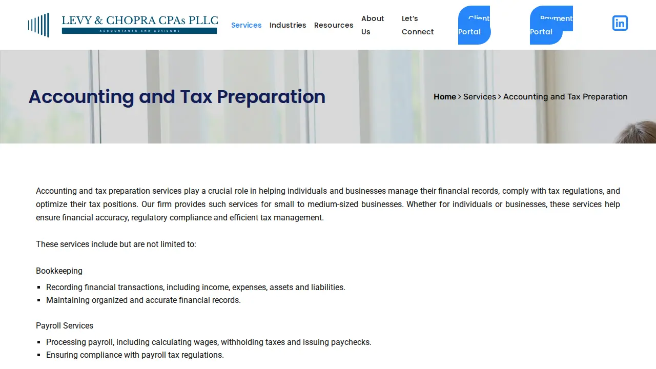 Anubhav Chopra CPA PC & Associates page