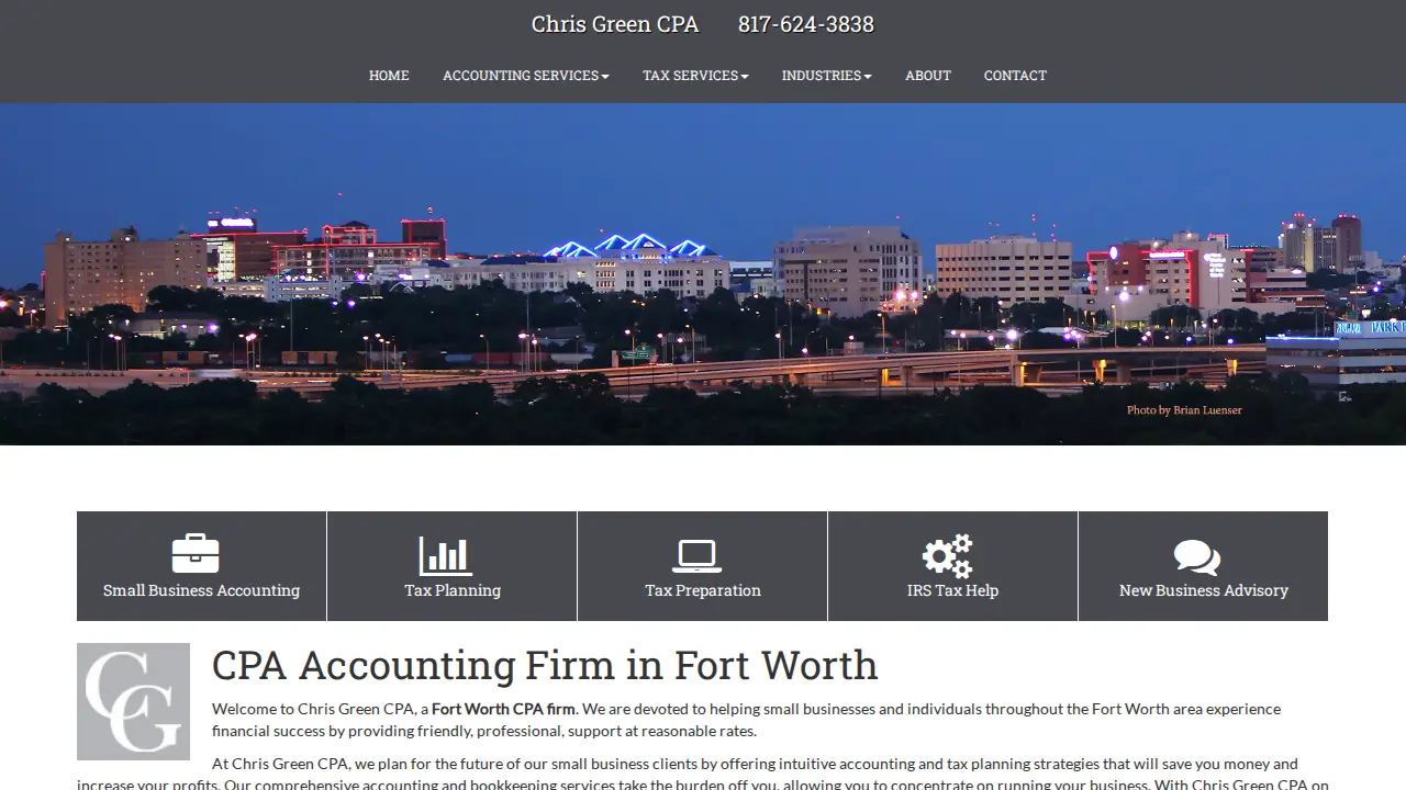 Green Chris S CPA page