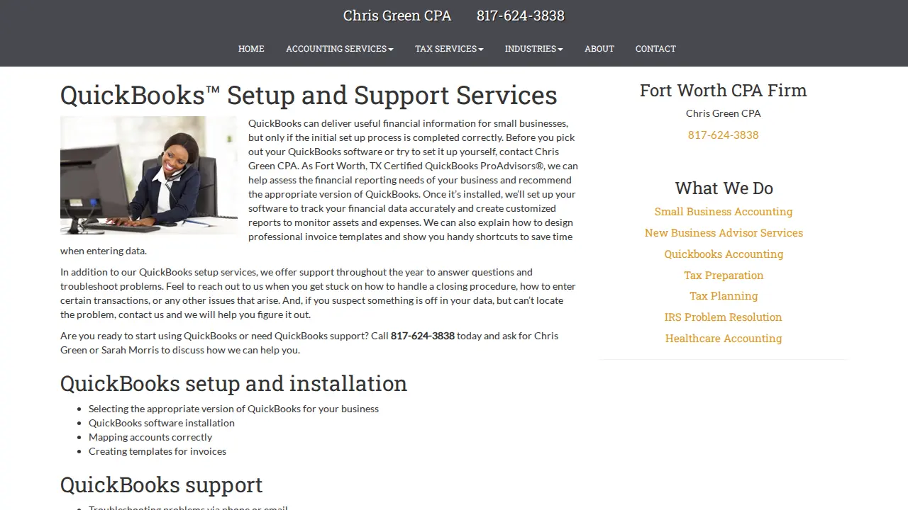 Green Chris S CPA page