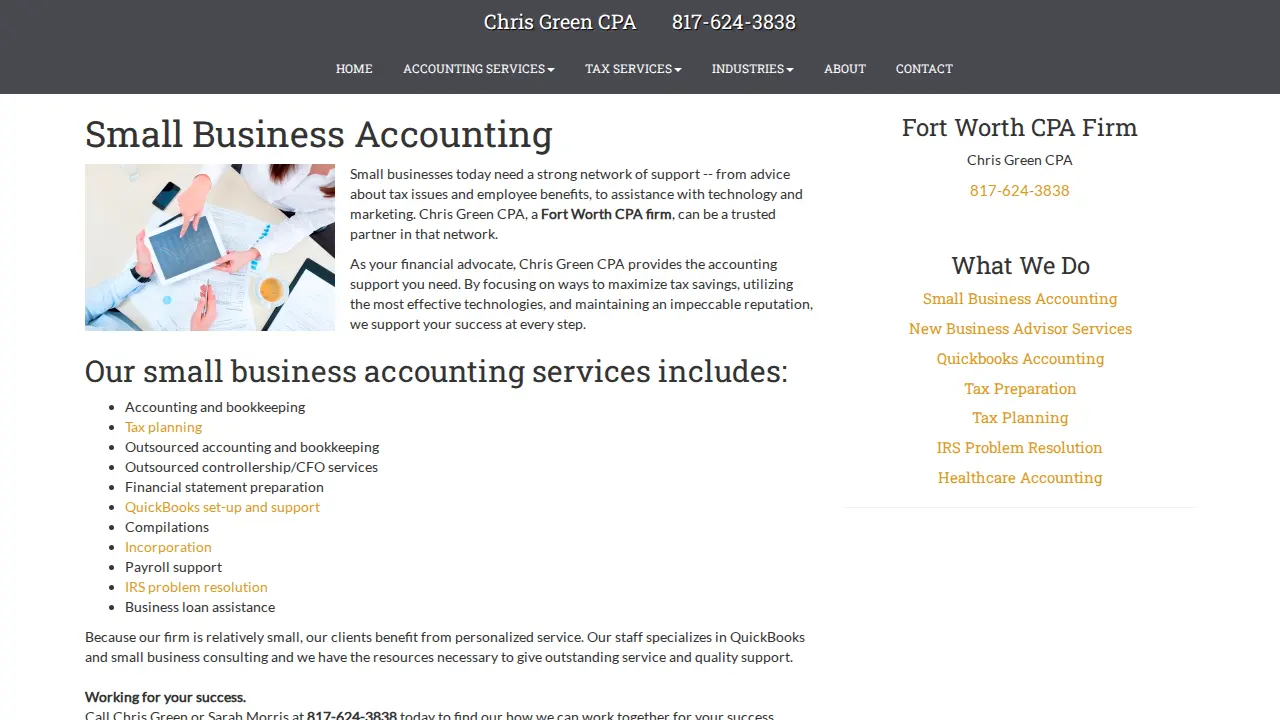Green Chris S CPA page