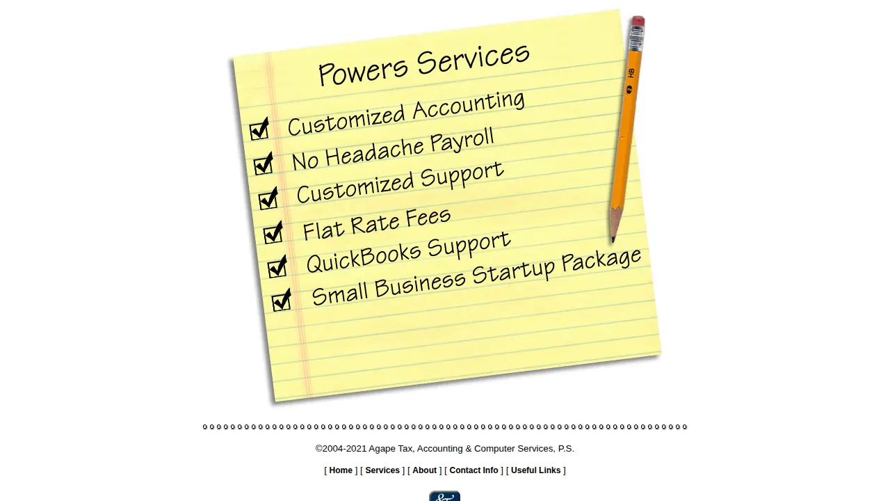 Powers Accounting page