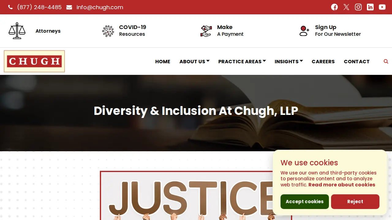Chugh, LLP - Attorneys & CPAs page