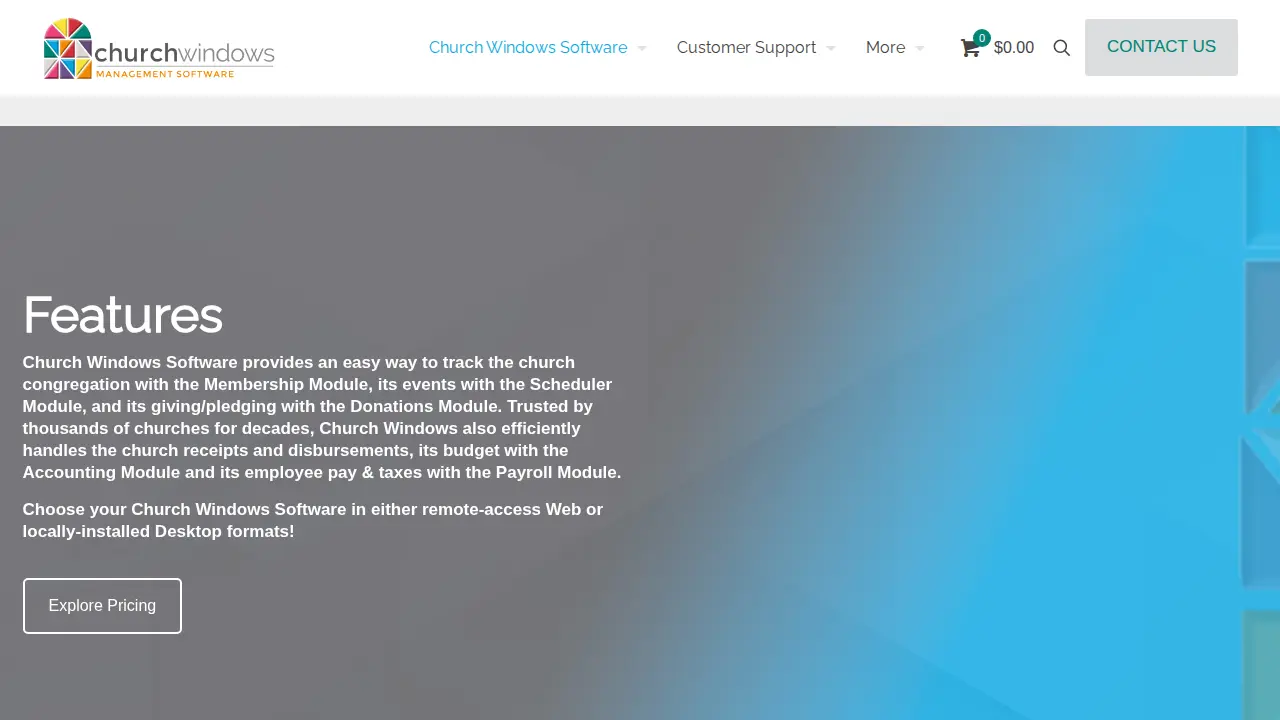 Church Windows Software (Computer Helper Publishing) page