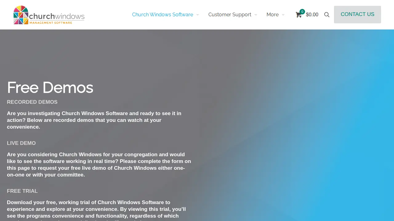 Church Windows Software (Computer Helper Publishing) page