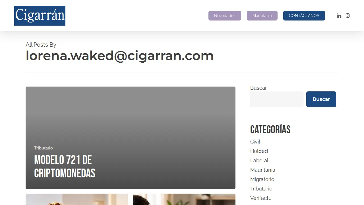 Cigarran Abogados S.L. page