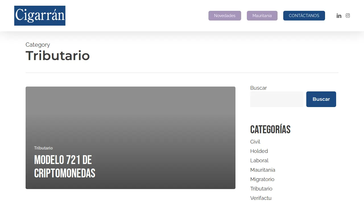 Cigarran Abogados S.L. page