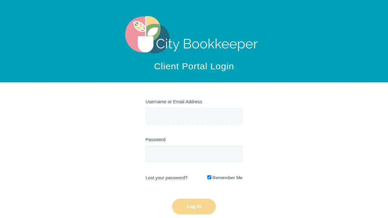 City Bookkeeper page