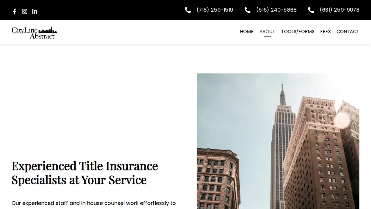 CityLine Abstract, LLC page