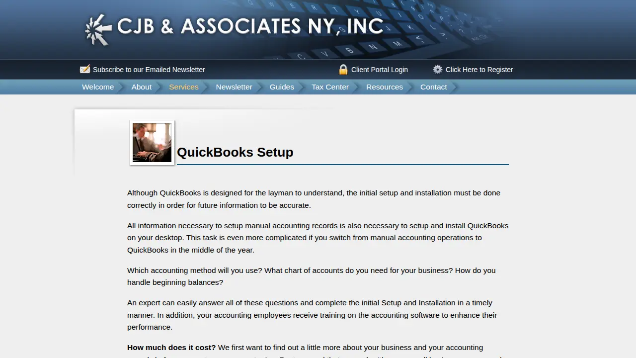 CJB & Associates, Inc. page