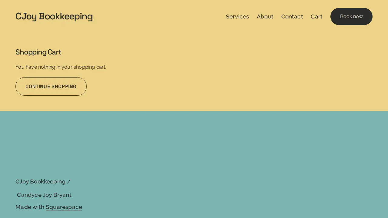 CJoy Bookkeeping page