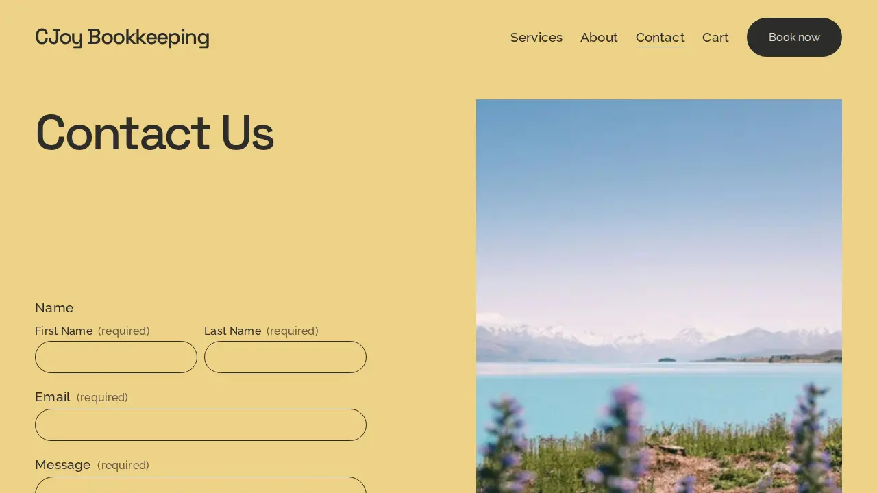 CJoy Bookkeeping page