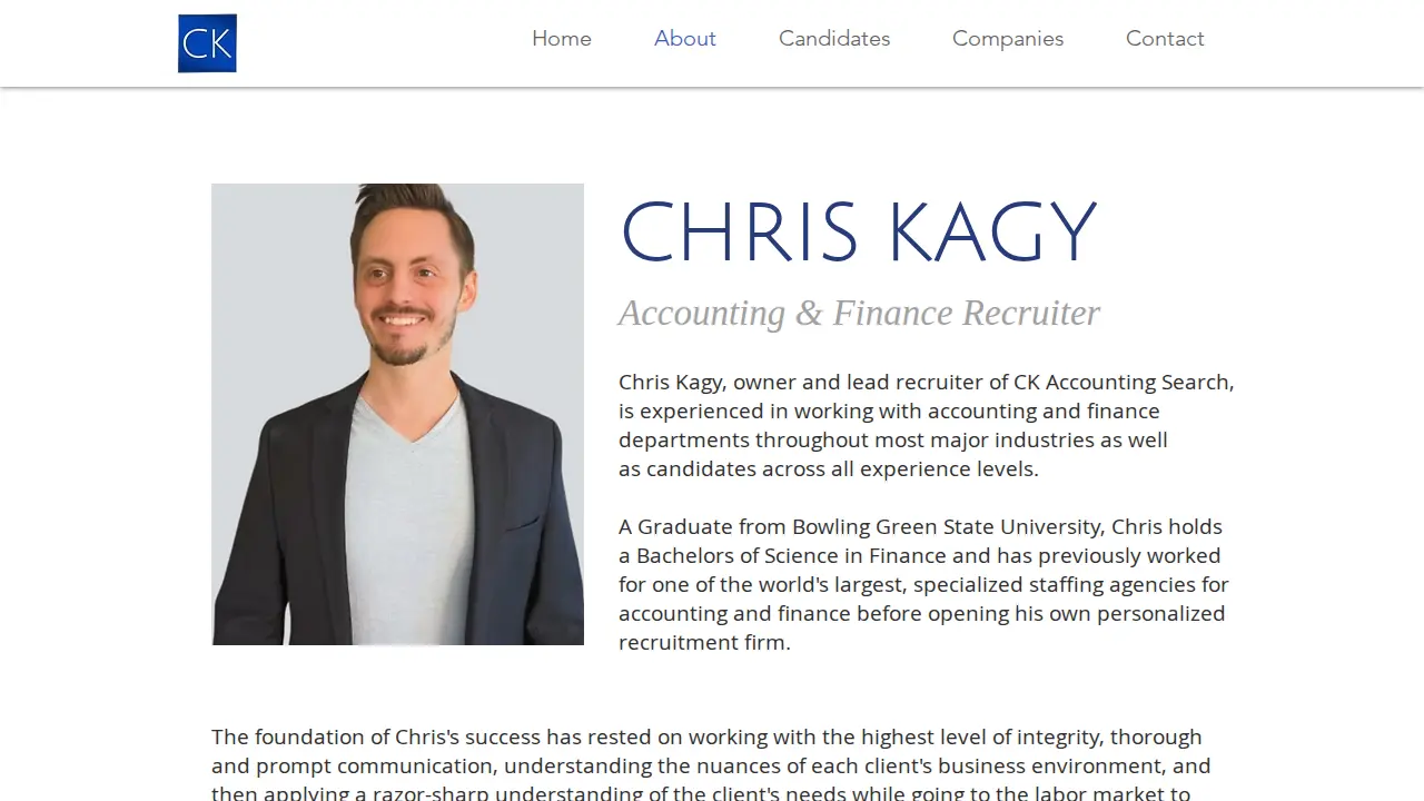 CK Accounting Search, LLC page