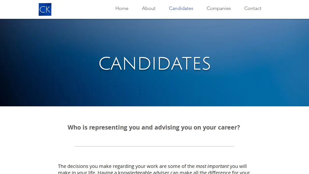CK Accounting Search, LLC page
