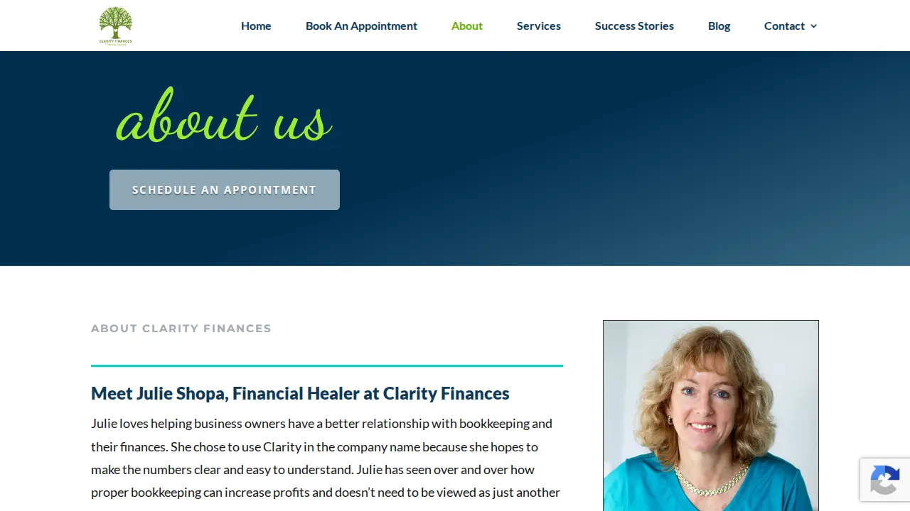 Clarity Finances LLC page
