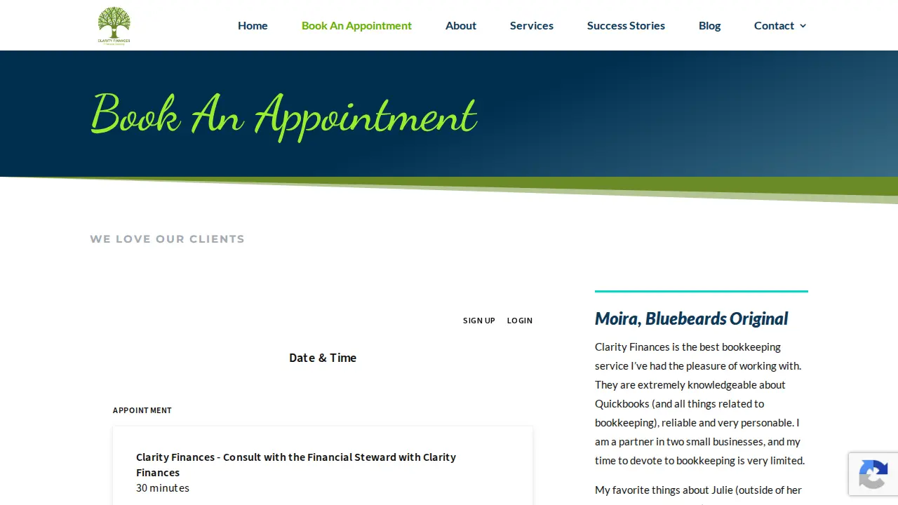 Clarity Finances LLC page