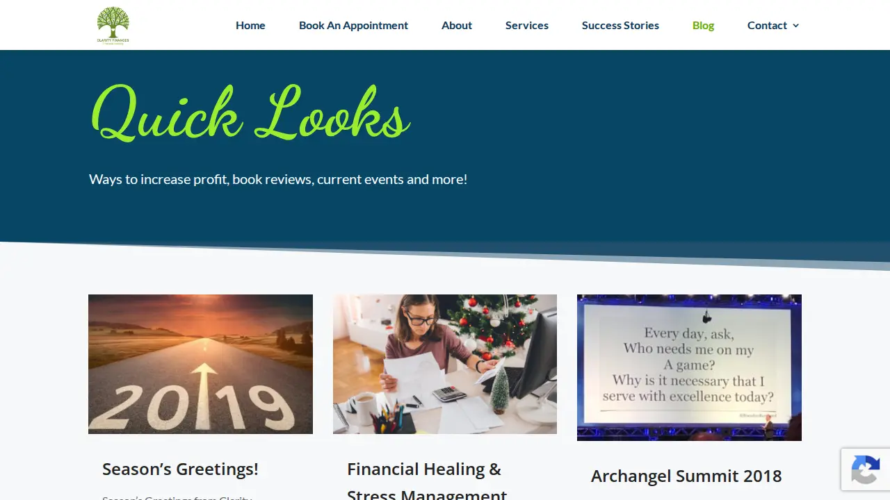Clarity Finances LLC page