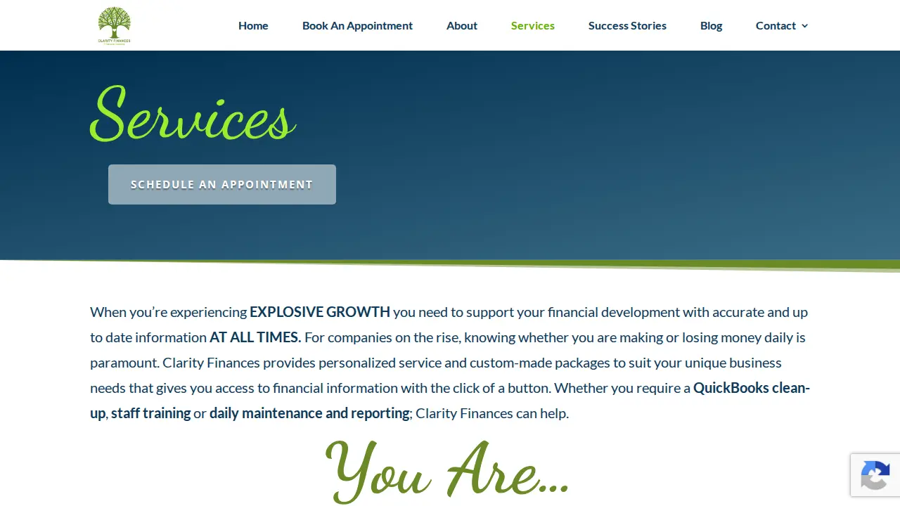 Clarity Finances LLC page