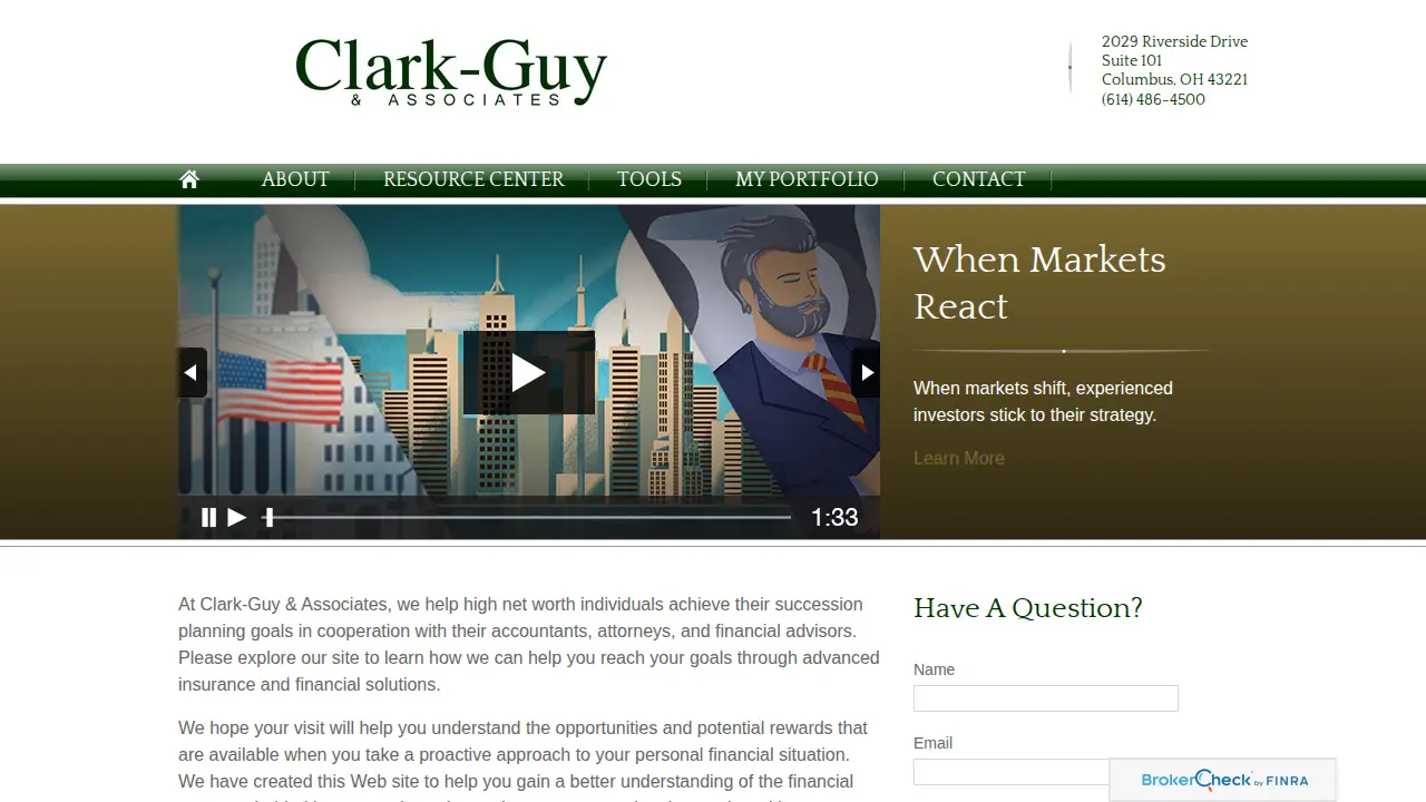 Clark-Guy & Associates, LTD website