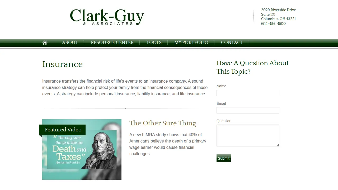 Clark-Guy & Associates, LTD page